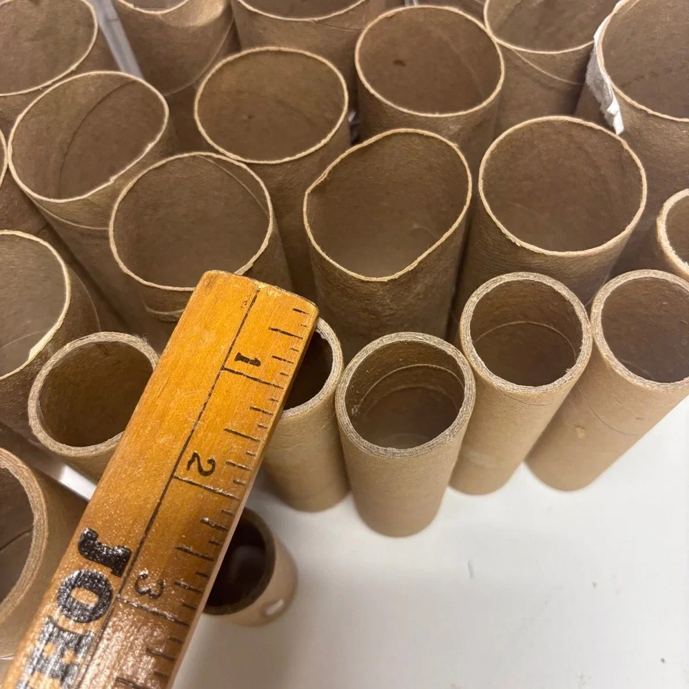 Unbranded Cardboard Tubes Bulk Lot 42 Mixed Brown Grey Craft Supplies DIY Art